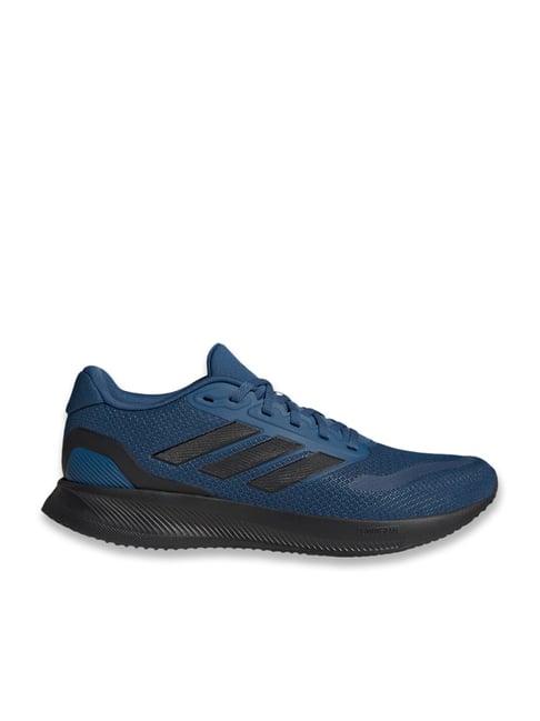 Adidas Run Falcon 5 Men's Blue Running Shoes-image-37