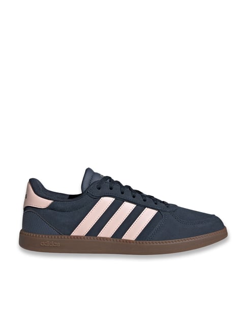 Adidas Break Net Sleek Women's Blue Casual Sneakers-picture-29