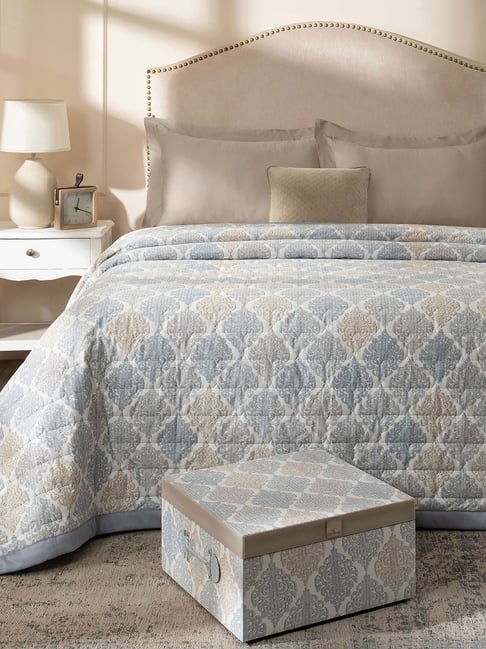Maspar Cotton Double Bed 6 Piece Quilt Bedding Set - 265X228 Cm-image-30