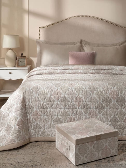 Maspar Cotton Double Bed 6 Piece Quilt Bedding Set - 265X228 Cm