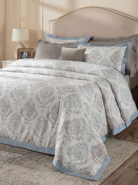 Maspar Cotton King Bedding Set for Gift- Duvet Cover, Bedsheet, Pillow Cases, Cushion Cover & Box-image-26