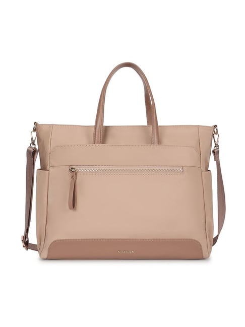 Fastrack Beige Edit Large Laptop Bag-image-32