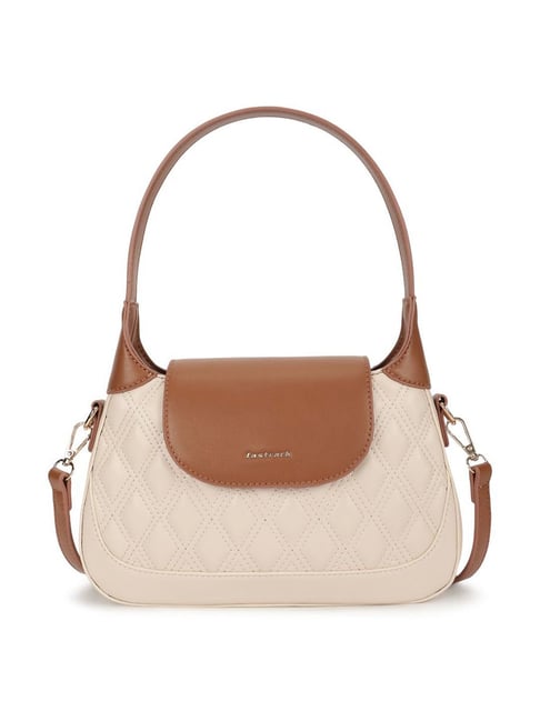 Fastrack Beige Carry Curve Medium Satchel-image-39