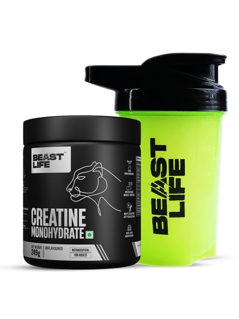 Beastlife Pure Creatine Monohydrate With Shaker Creatine - 500 ml
