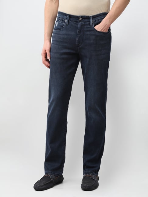 U.S. Polo Assn. Navy Blue Straight Fit Jeans-picture-48