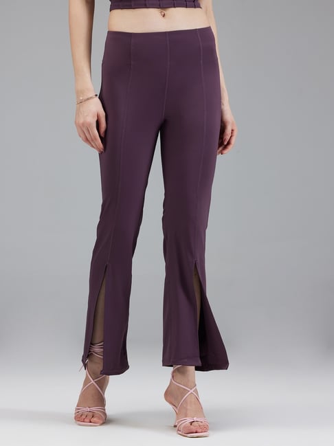 Cava Athleisure Grape Retro Flare Pants-picture-24