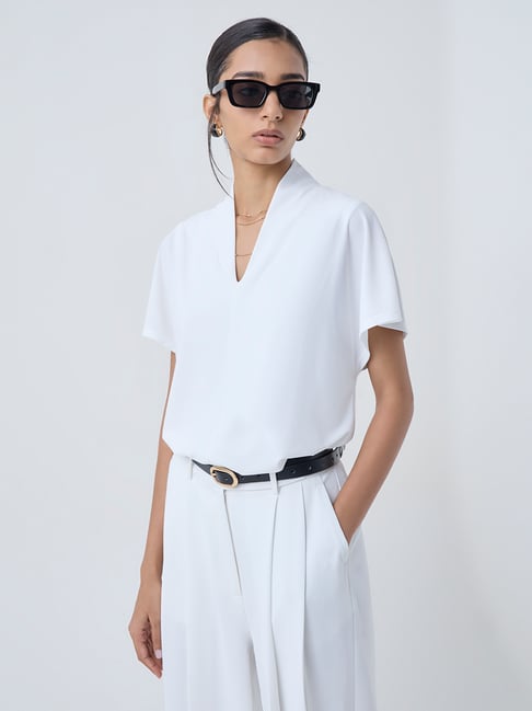 Wardrobe by Westside White Solid Top