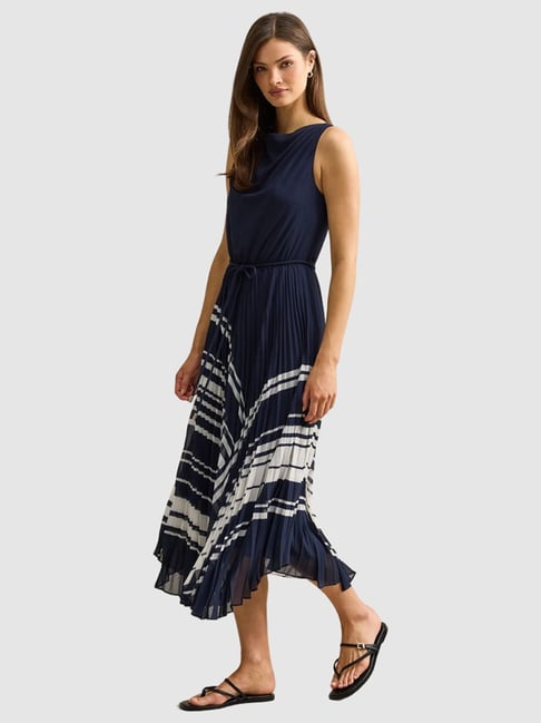 Addie Pleated Skirt Midi Dress