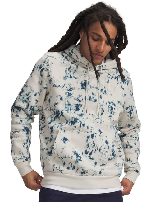 Under Armour White Icon Fleece Printed Regular Fit Hoodie-picture-48