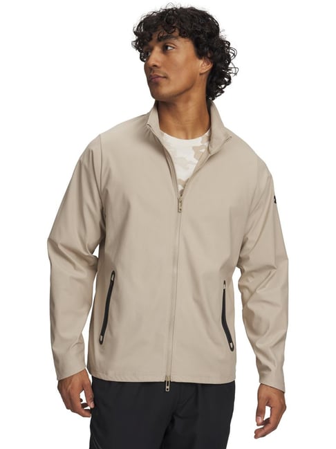 Under Armour Beige Regular Fit Jacket