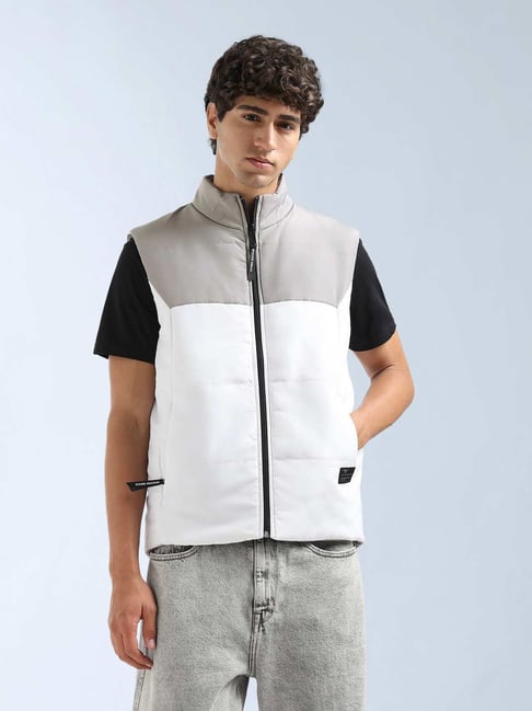 Flying Machine Colorblocked Reversible Jacket-picture-24