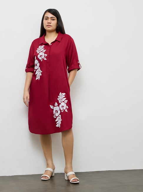 sachin and babi light blue dress Navy Embroidered Top Overlay A-Line Skirt Midi Dress  AX Paris