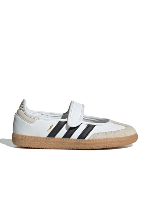 Adidas Originals Kids SAMBA JANE J White Casual Sneakers-image-21