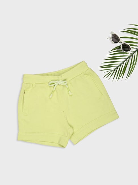 Pantaloons Baby Lime Regular Fit Shorts
