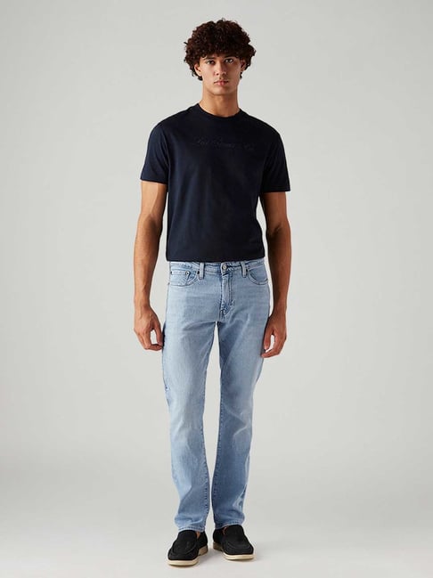 Levi's Men's 511 Light Blue Slim Fit Mid Rise Jeans-picture-25