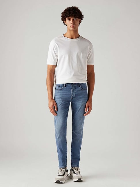 Levi's Men's 512 Light Blue Slim Fit Mid Rise Jeans-picture-35