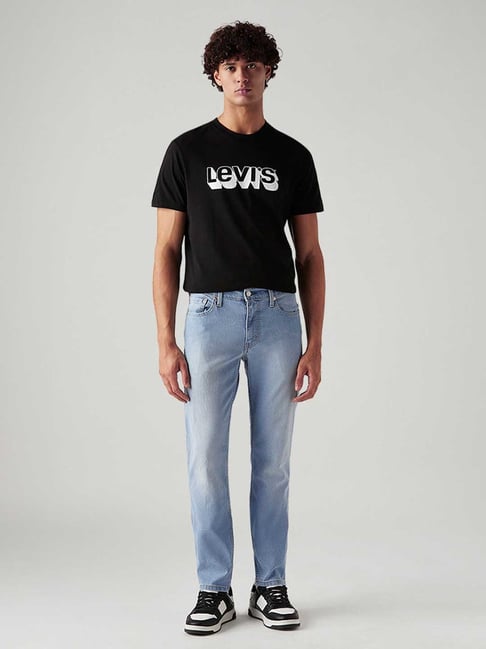 Levi's Men's 511 Light Blue Slim Fit Mid Rise Jeans-picture-29