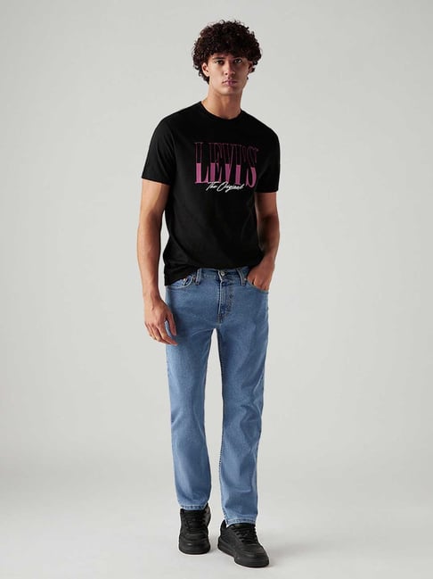 Levi's Men's 511 Light Blue Slim Fit Mid Rise Jeans-picture-44