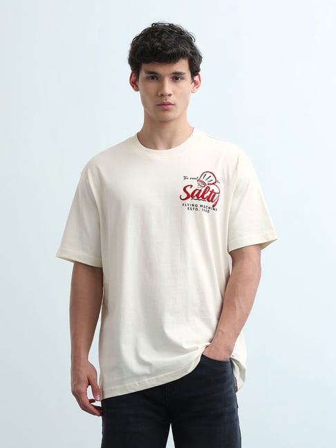 Flying Machine Printed Relaxed Fit T-Shirt-picture-21