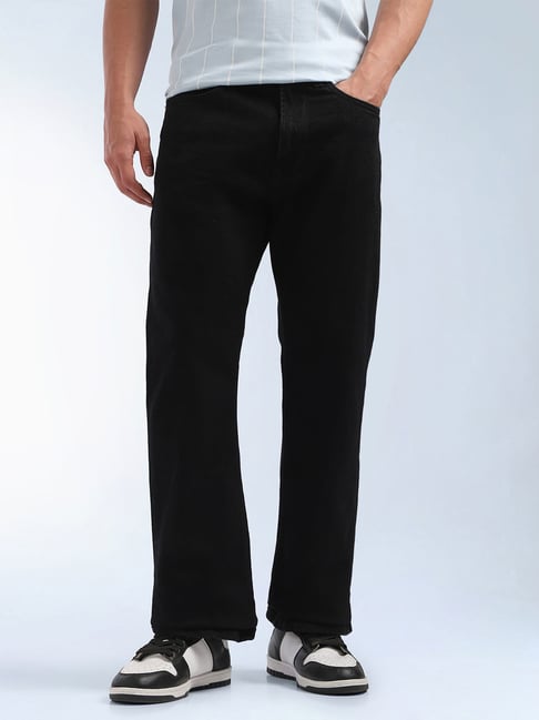 Flying Machine Mid Rise Bruce Bootcut Fit Jeans-picture-22