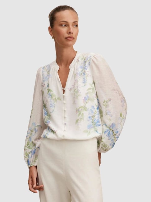 Dove Placement Print Blouse