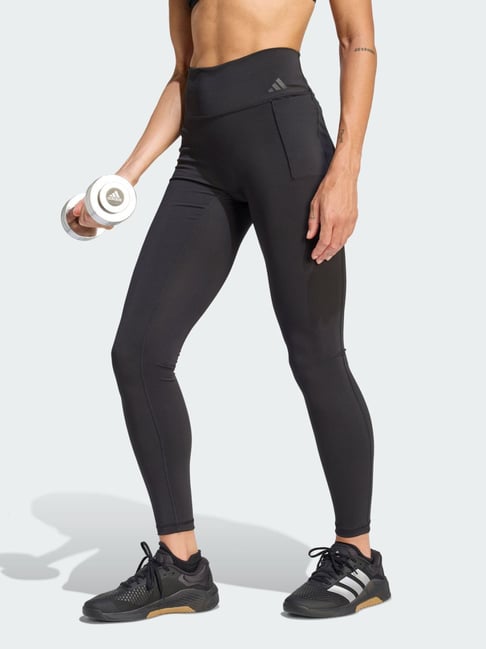 adidas Op L Black Slim Fit Sports Tights-picture-19