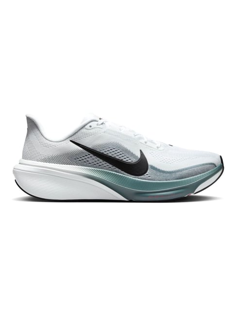 Nike Men's AIR ZOOM PEGASUS 42 White & Black Mineral Slate Hyper Pink Running Shoes-picture-17