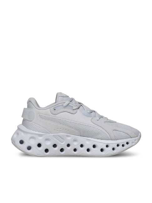 Puma Women's Silver Mist & White Running Shoes