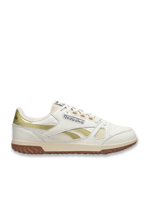 Reebok Men's Defiance 88 Off White & Gold Sneakers-picture-46