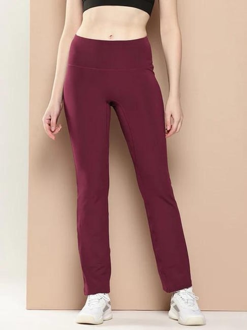 ALCIS Maroon Slim Fit Trackpants-picture-14