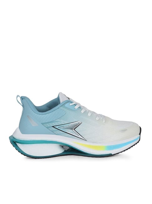 Power by Bata Men's White & Sky Blue Running Shoes-picture-39