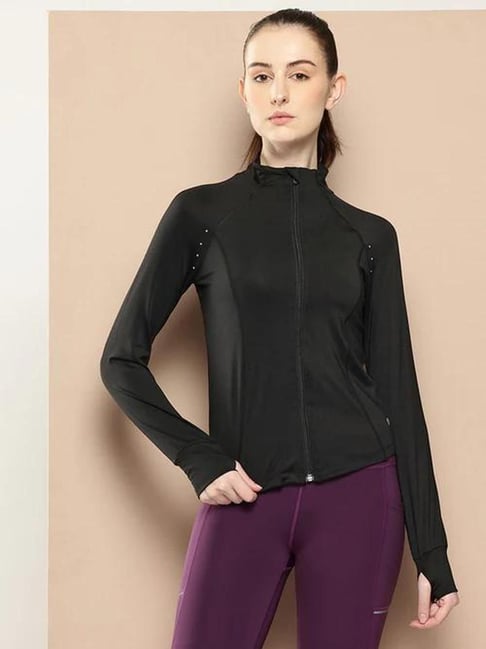 ALCIS Black Regular Fit Jacket