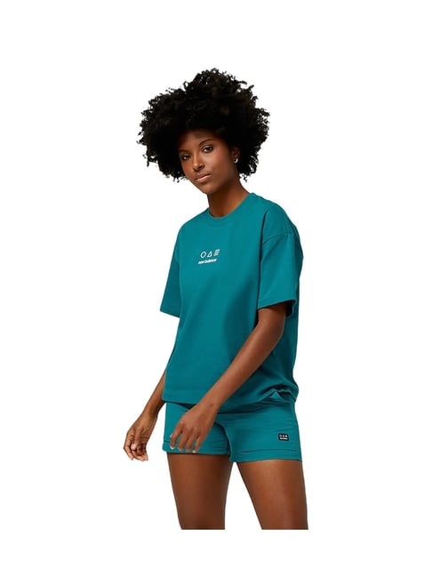 New Balance Green Regular Fit T-Shirt