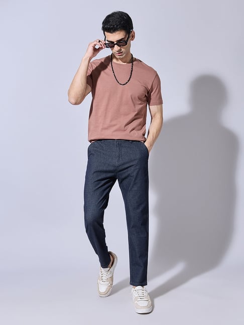 SHOWOFFFF Men's Blue Slim Fit Jean