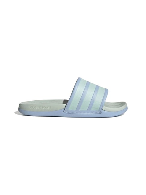 Adidas Women's Adilette Comfort 2.0 Blue Slides