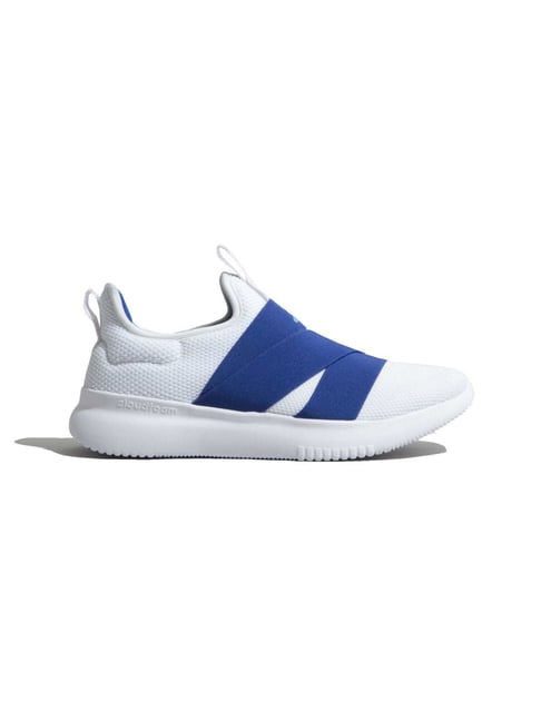 Adidas Women's Cush Walk White & Blue Walking Shoes-picture-29