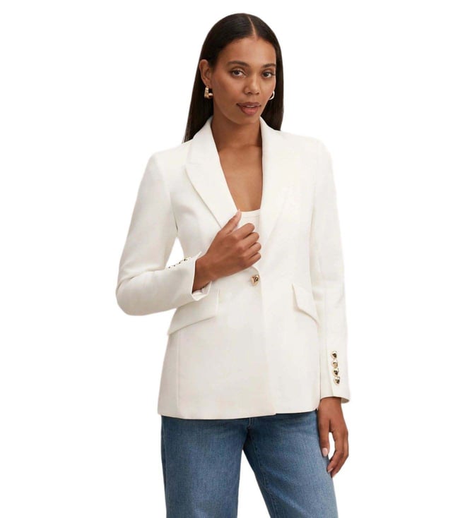 Trixie Gold Button Blazer