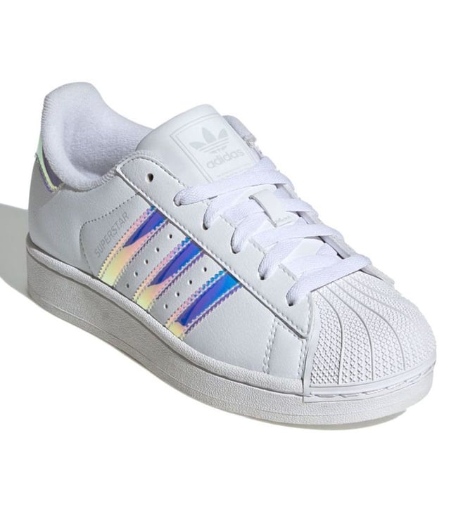 adidas gazelle silver green womens adidas Superstar II Elastic Lace 'White Black' Toddler Shoes 5