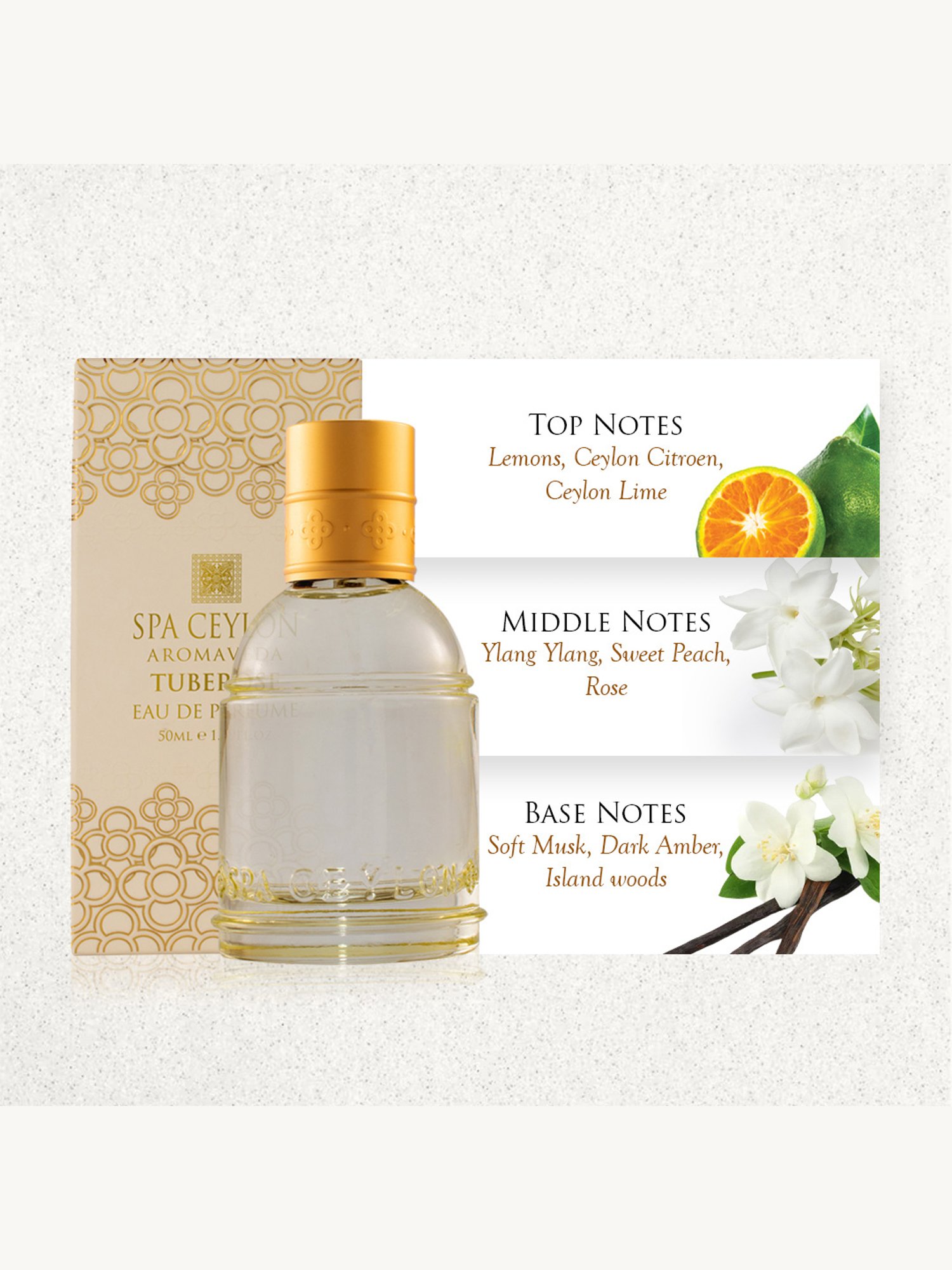 Buy Spa Ceylon Aromaveda Tuberose Eau De Perfume - 50 ml for