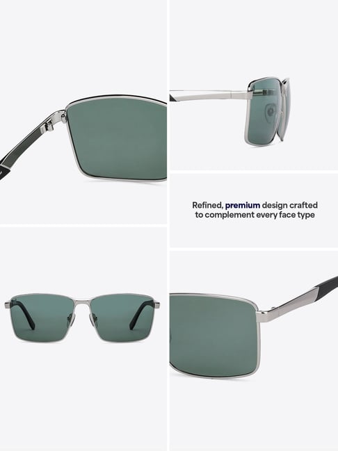 Buy Vincent Chase by Lenskart VC S13969 Green Square Sunglasses at