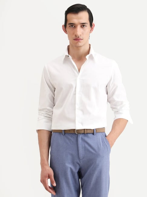 Rare Rabbit Bains White Regular Fit Shirt-picture-35