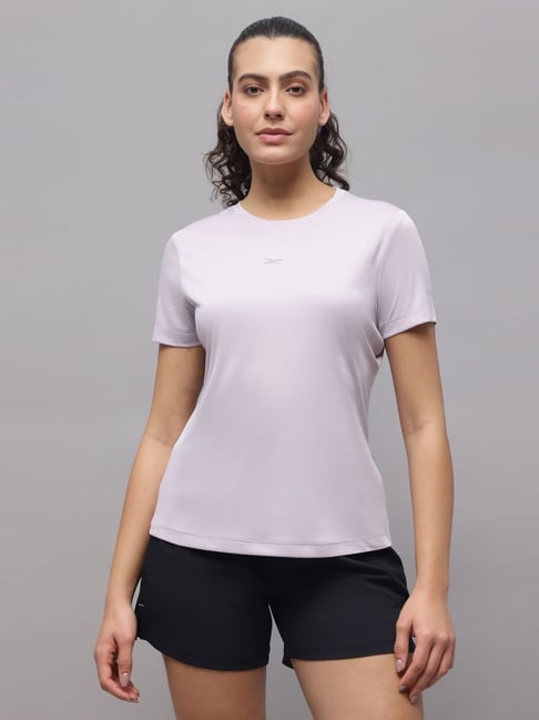 Reebok Purple Regular Fit T-Shirt