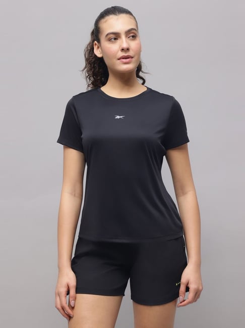 Reebok Black Regular Fit T-Shirt