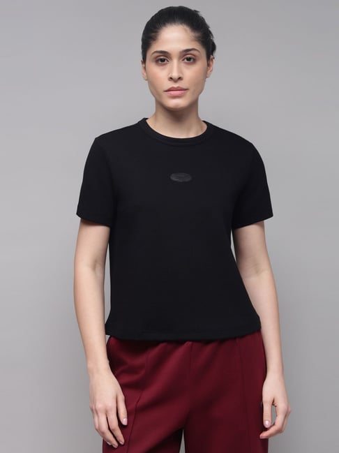 Reebok Black Regular Fit T-Shirt
