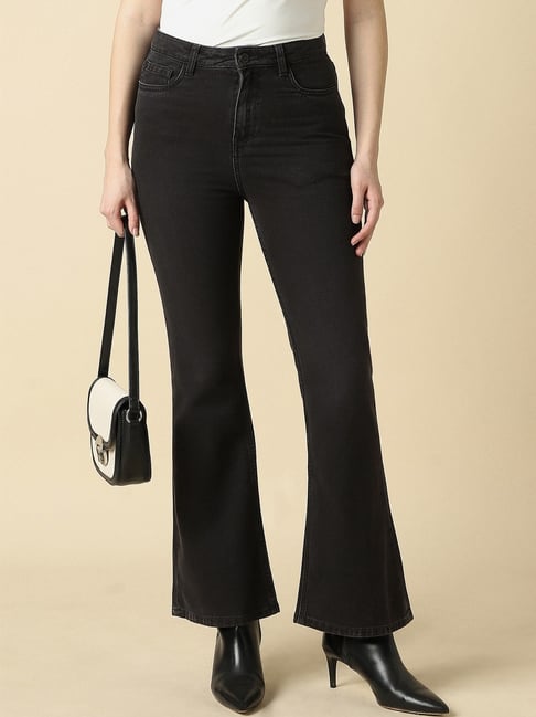 Van Heusen Black Regular Fit Trousers