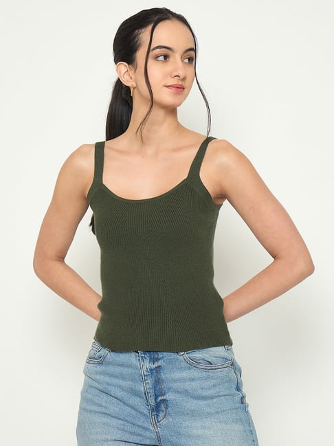 MADAME Olive Regular Fit Top