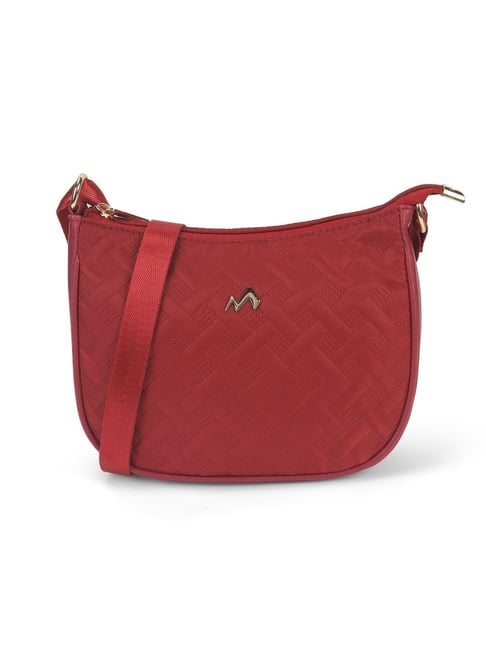 Metro Maroon Medium Cross Body Bag