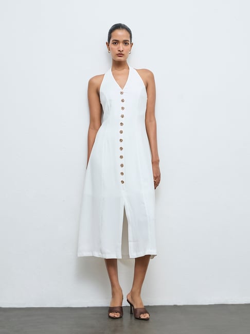 a line maxi evening dress A-line Round Neck Long Sleeve Evening Maxi Dress main image 0