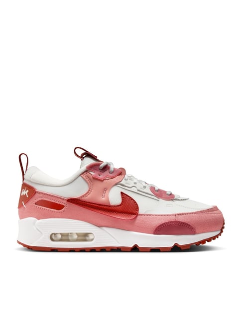 Nike Women's Air Max 90 Futura Red Stardust Sneakers