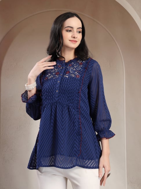 Nayam by Lakshita Navy Blue Kurti-picture-31